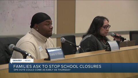 Students, parents and teachers speak out against proposed Denver Public Schools school closures