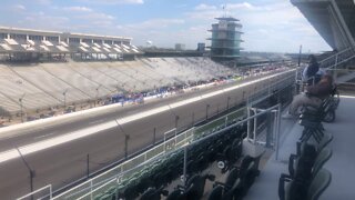 Practice at the Indianapolis Motor Speedway