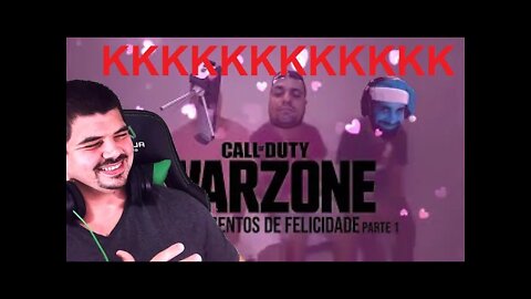 REACT MOMENTOS DE FELICIDADE - COD WARZONE PT#01 - Smzinho - MELHOR DO MUNDO