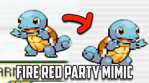 Pokemon Fire Red Party Mimic - GBA Hack ROM Your Party Will Mimic Your Enemy Party
