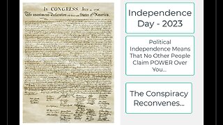 Liberty Conspiracy LIVE 7-4-23 Independence Day Special Freedom Conspiracy: History, News, Comments