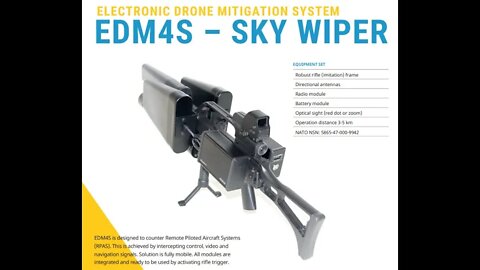 How the EDM4S SkyWiper Anti-Drone Gun Works