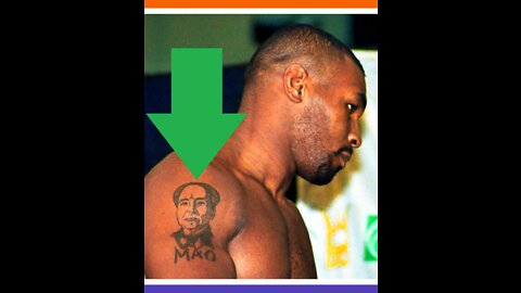 Mike Tyson's Tattoos of Mao And Che Guevara