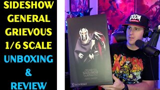 Sideshow Collectibles General Grievous 1/6 Scale Figure Unboxing & Review