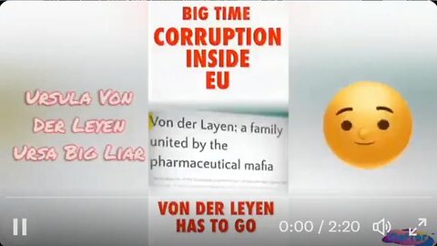 THE VACCINE CORRUPT BEAT GOES ON - URSULA VON DE LEYEN, HER HUSBAND, HER SON