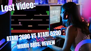 Lost Video: The comparison between the ATARI 2600 GAMES mentioned in the ATARI 5200 catalog.