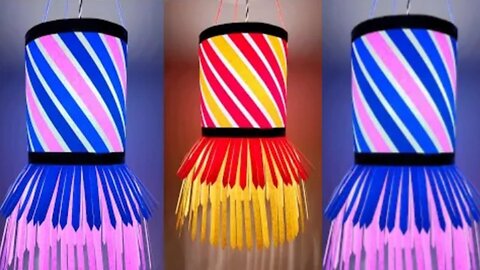 Akash Kandil Making & Home For Diwali / Lanterns / Paper Craft / Diwali 2023 / Homemade Akash Kandil