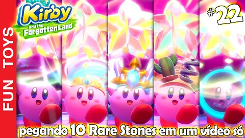 Kirby and the Forgotten Land #22 - Fazendo 10 DESAFIOS para pegar Rare Stones e melhorar os poderes!