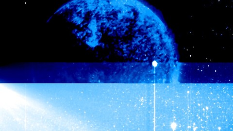 Blue spheres spotted in NASA's sun images