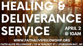 Healing and Deliverance Service - Pastor Thomas C Terry III - 4/2/23