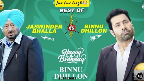 Best Of Binnu Dhillon & Jaswinder Bhalla | New Punjabi Movies | Non Stop Comedy