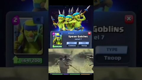 Goblins lanceiros clash royale #shorts #clashroyal #clash #clashroyale #royale #supercell