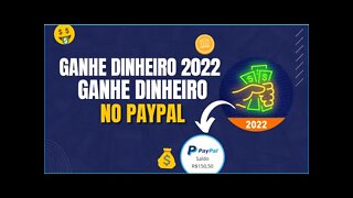 Incrível!! 💲Ganhe dinheiro com aplicativo via paypal - Renda Extra 2022💲
