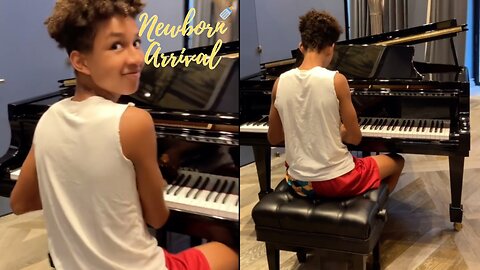 Swizz Beatz & Alicia Keys Son Egypt Plays Piano Like His Mom! 🎹