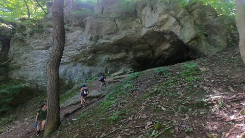 Killiansburg Caves on the C&O towpath