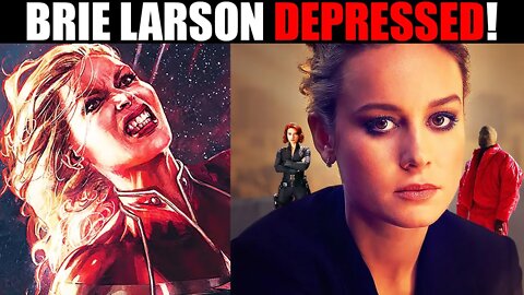 Brie Larson Claims She Has A “MIND That Tends To Go A Little To The DEPRESSION!” SAD BRIE! #Shorts