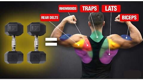 The Ultimate DUMBBELL Back and Biceps Workout for Mass