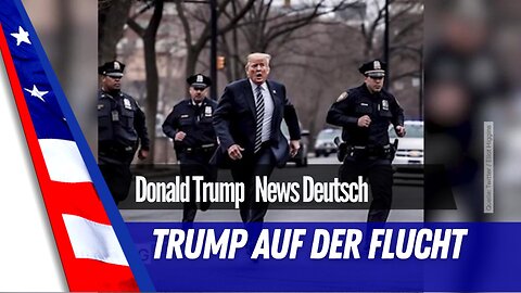 Trump auf der FLucht