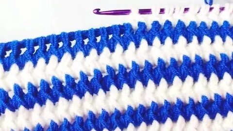 🧶Super Easy Tunisian Crochet Baby Blanket For Beginners