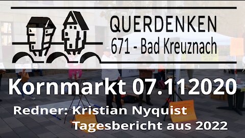 07.11.2020 Querdenken Bad Kreuznach ++ Dystopie aus 2022 ++