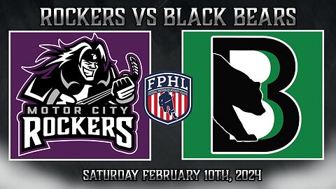 Motor City Rockers vs. Binghamton Black Bears 2/10/24