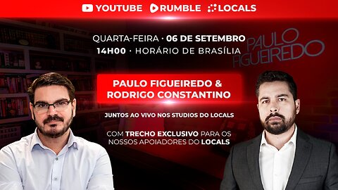 Rodrigo Constantino & Paulo Figueiredo 6 - AO VIVO nos Studios do Locals em Miami