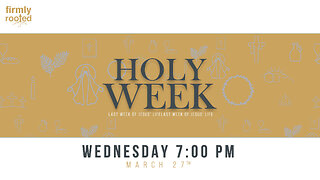 Holy Wednesday || March 27, 2024