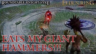 Elden Ring Roundtable Knight Vyke Gets Wrecked by Hammers!