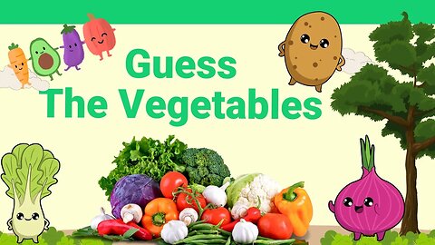 "Ultimate Veggie Quiz for Kids: Can You Guess the Vegetables?"