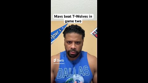 Mavs beat T-Wolves in game two #shorts #nba #basketballshorts #basketball #sportsnews #nbaplayoffs