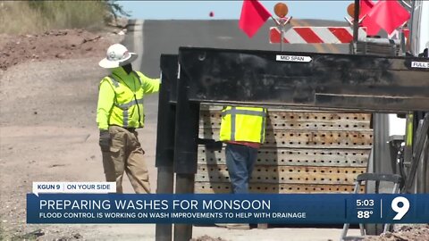 Pima County prepares washes for Monsoon 2023