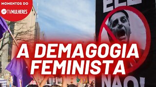 A participação das feministas no ato de 9/4 | Momentos do TV Mulheres