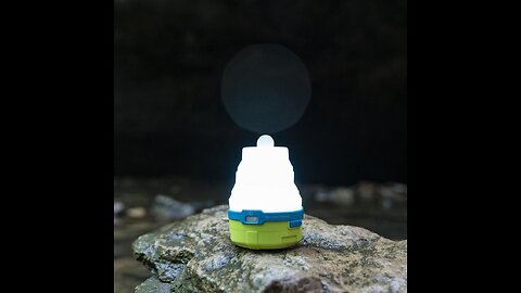 UST Spright Solar USB LED Collapsible Water Resistant Lantern with 120 Lumens, Rechargeable USB...