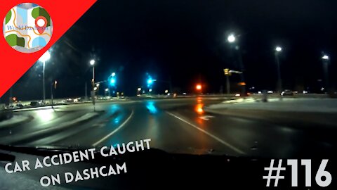 Sober Driver T-Bones Drunk Driver Just After Picking Up New Truck - Dashcam Clip Of The Day #116