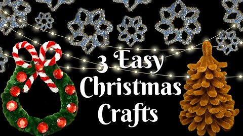 Pipe Cleaner Christmas Crafts | Easy Pipe Cleaner Craft | Easy Pipe Cleaner Christmas Crafts