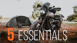 5 Must-Haves for Your Motorcycle Camping Adventure!