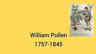 William Pullen's hand-to-hand combat