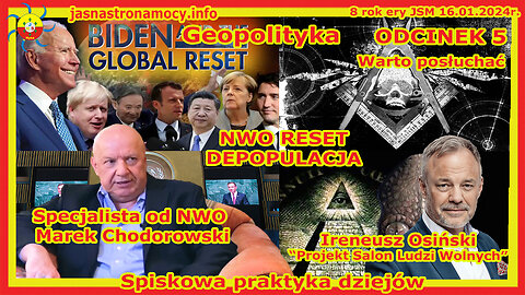 NWO RESET DEPOPULACJA Wywiad z Markiem Chodorowskim Spiskowa praktyka dziejów część 5