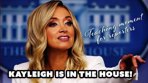 Kayleigh McEnany "Schools" Reporters in the Fine Art of Journalism