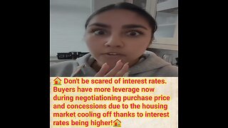 Don't be scared of interest rates.