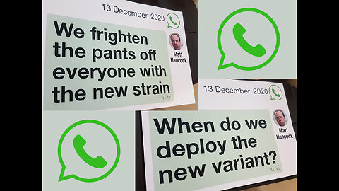 Hancock WhatsApp messages survey at Sunderland rally
