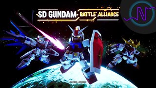 Piloting a Mobile Suit in the New SD Gundam Battle Alliance!