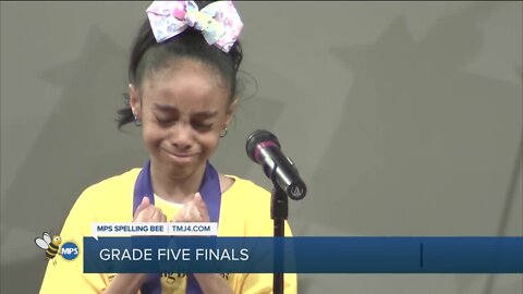 Arielle Harris wins 5th Grade MPS Spelling Bee Final