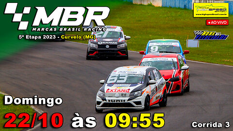 🔴 MARCAS BRASIL RACING | Corrida 3 | 5ª Etapa 2023 | Curvelo (MG) | Ao Vivo