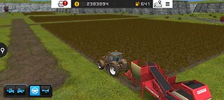Farming Simulator 16 - harvesting potatoes