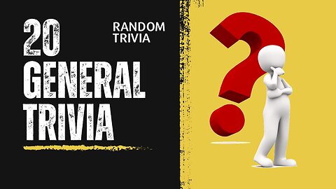 Can You Answer These 20 General Trivia Questions? Take the 20 Second Challenge