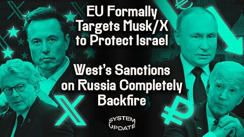 Musk/X Officially Targeted by EU for Israel-Hamas Disinfo/Hate Speech.