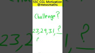 comment the ans 👇 #shorts #cgl2023 #class #civilserviceexam #cgl #ssccglreasoning #ssc #math