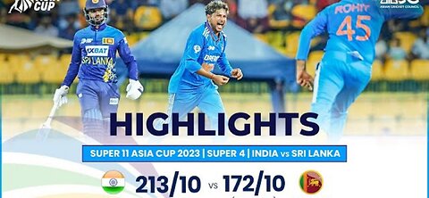 India vs Sri Lanka match highlights 12 September | Super 4 | Asia Cup