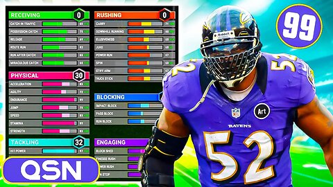 Making an OP Build for THE BEAST Ray Lewis! (ESG Football 24)